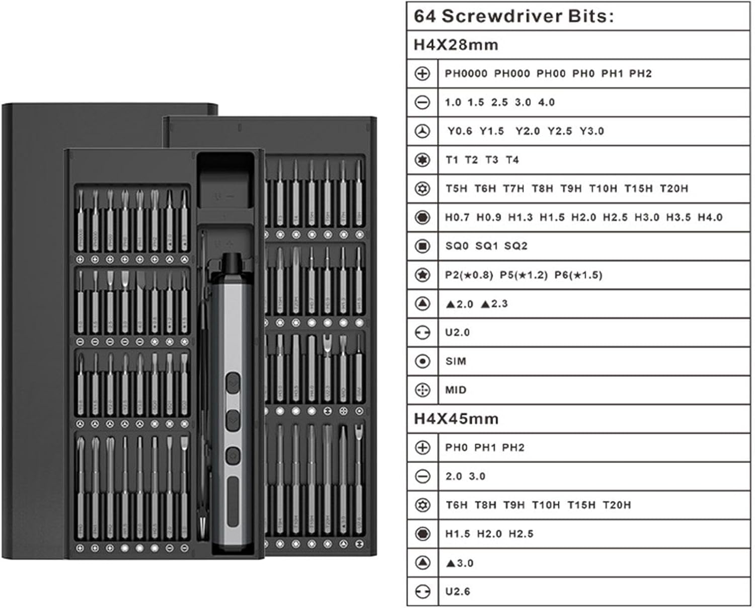 Elektrisk Skruvmejsel 68-i-1 – Kraftfull, Smidig och Perfekt för Alla Projekt 🔧