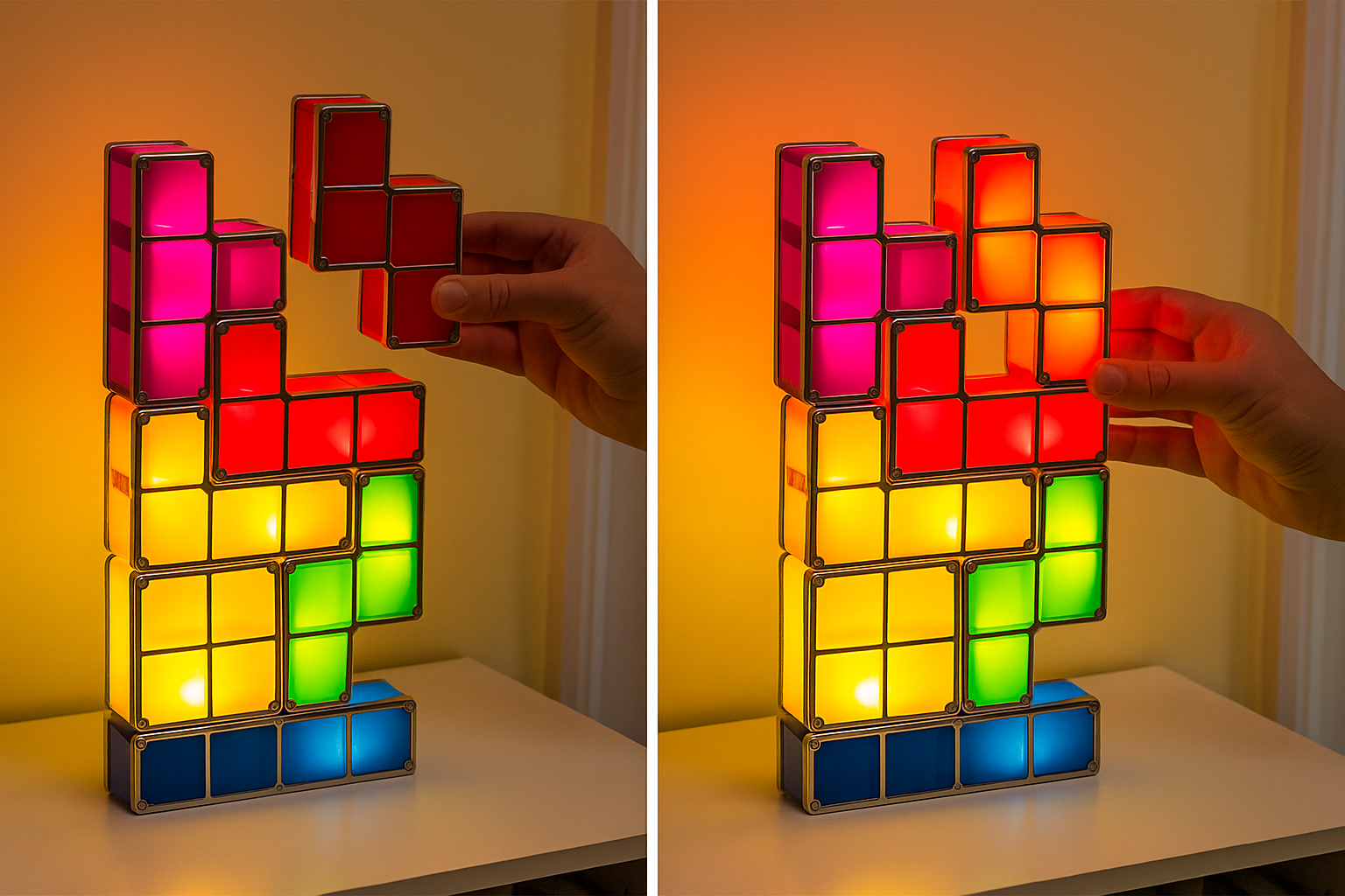 Tetris Light – skapa ljus med kreativitet och nostalgi 🧩