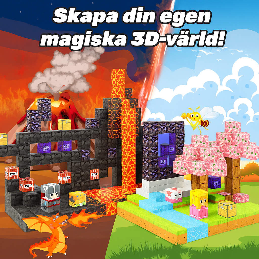 Magnetiska Byggklossar