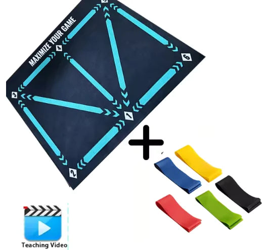 Fotbollsträningsmatta - Lek och lär med varje steg⚽️