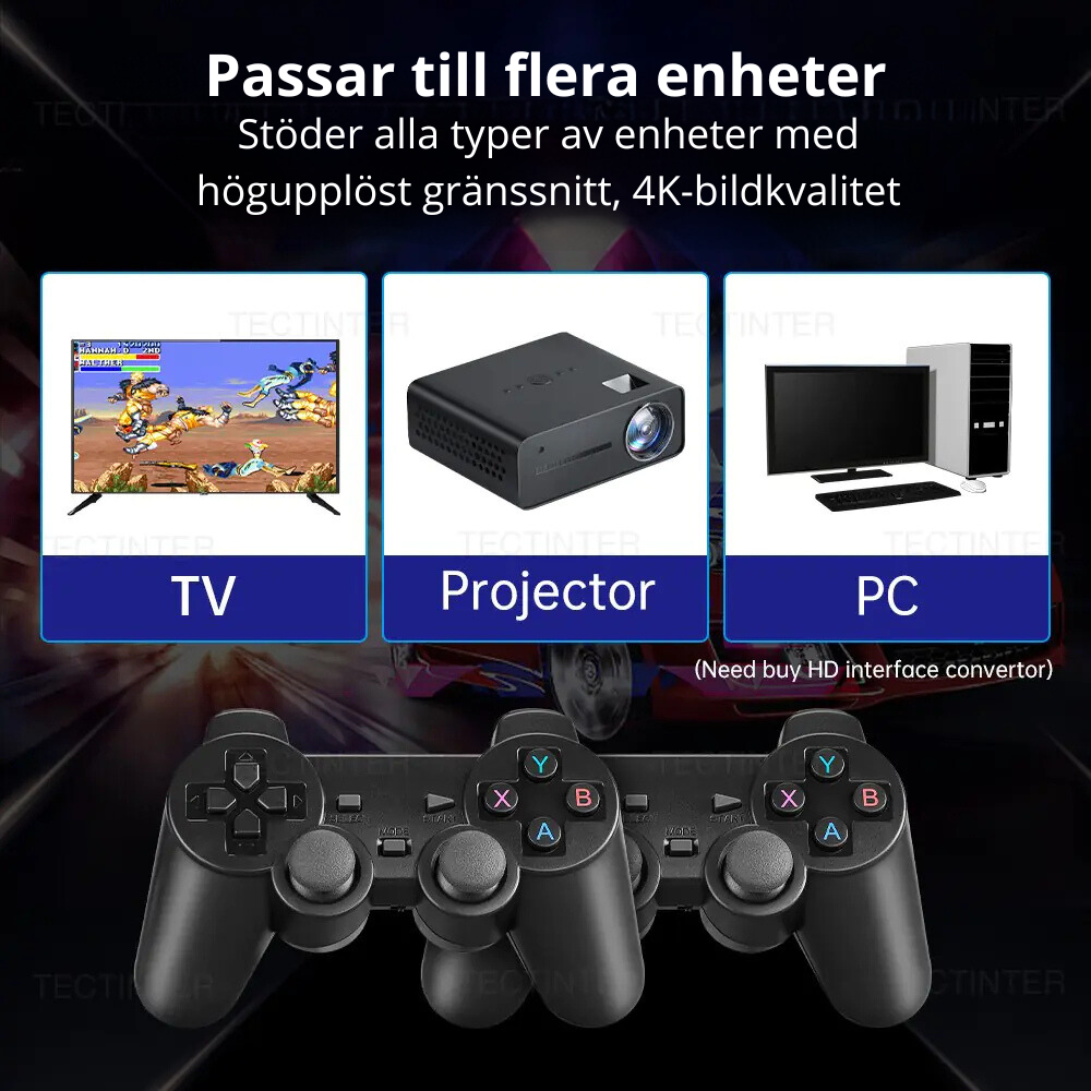 PS1/FC/GBA Retro spelare - Tillbaka till spelens guldålder 🎮