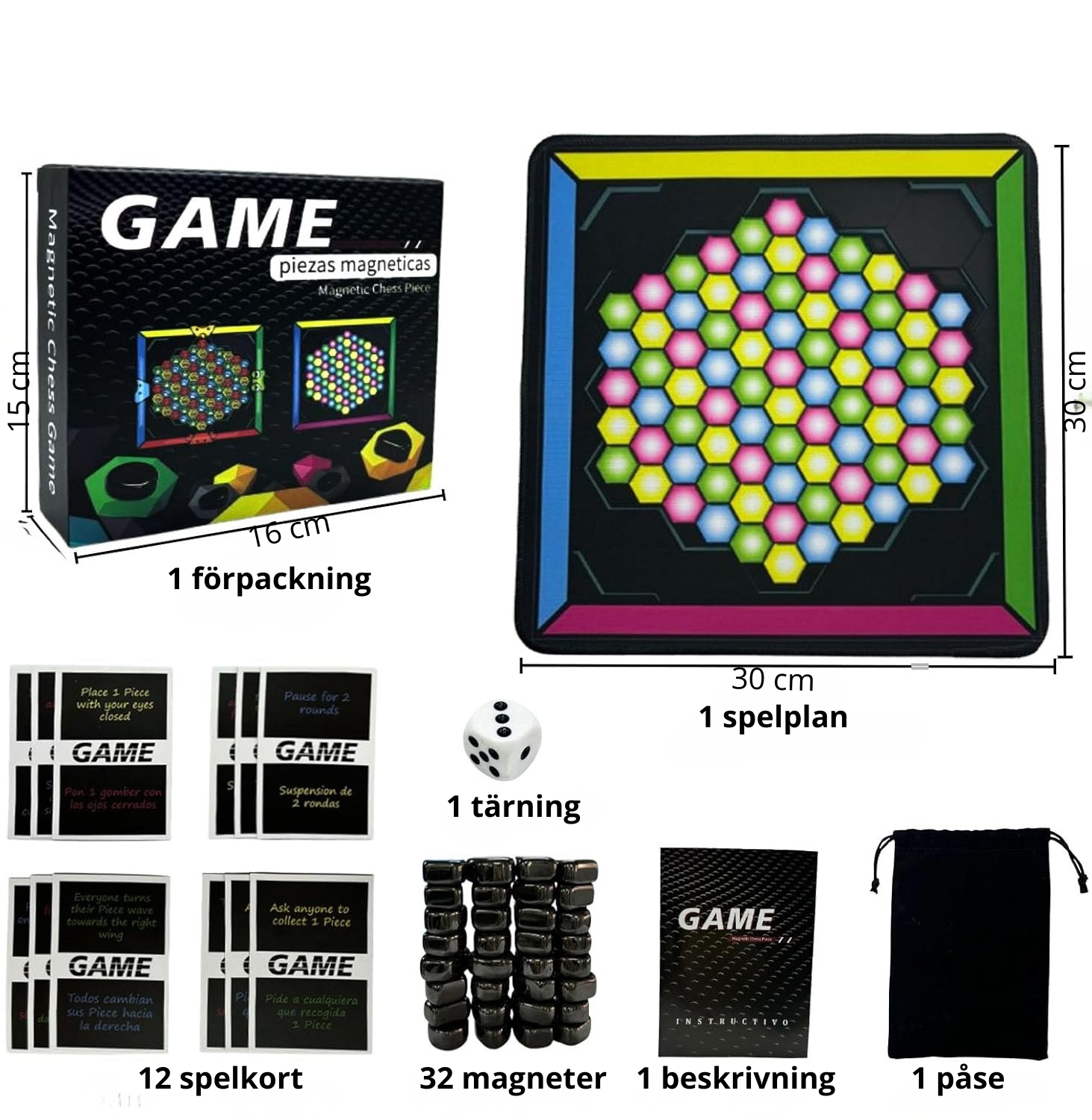 Magnetiskt strategispel đ§©