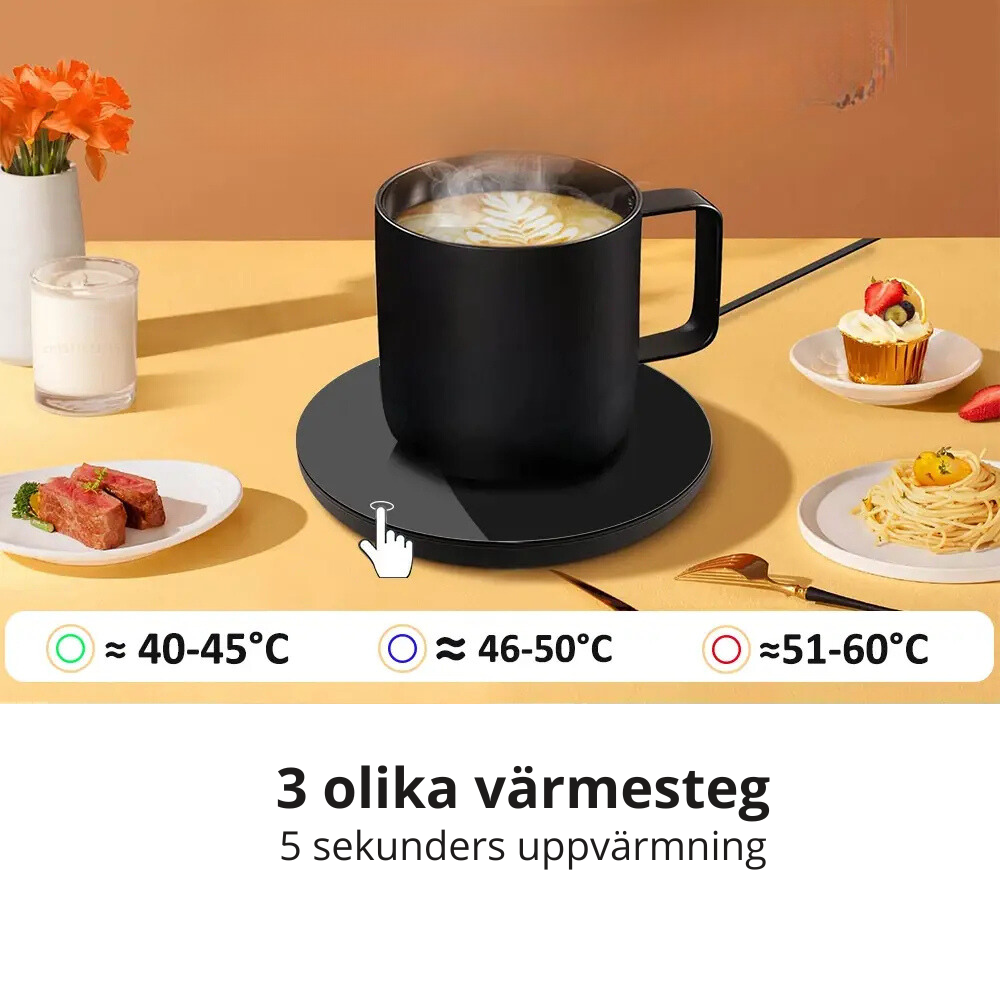 Kaffekoppsvärmare med USB