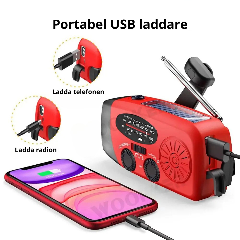 Vevradio 3-i-1 - Din pÄlitliga energikÀlla oavsett situation