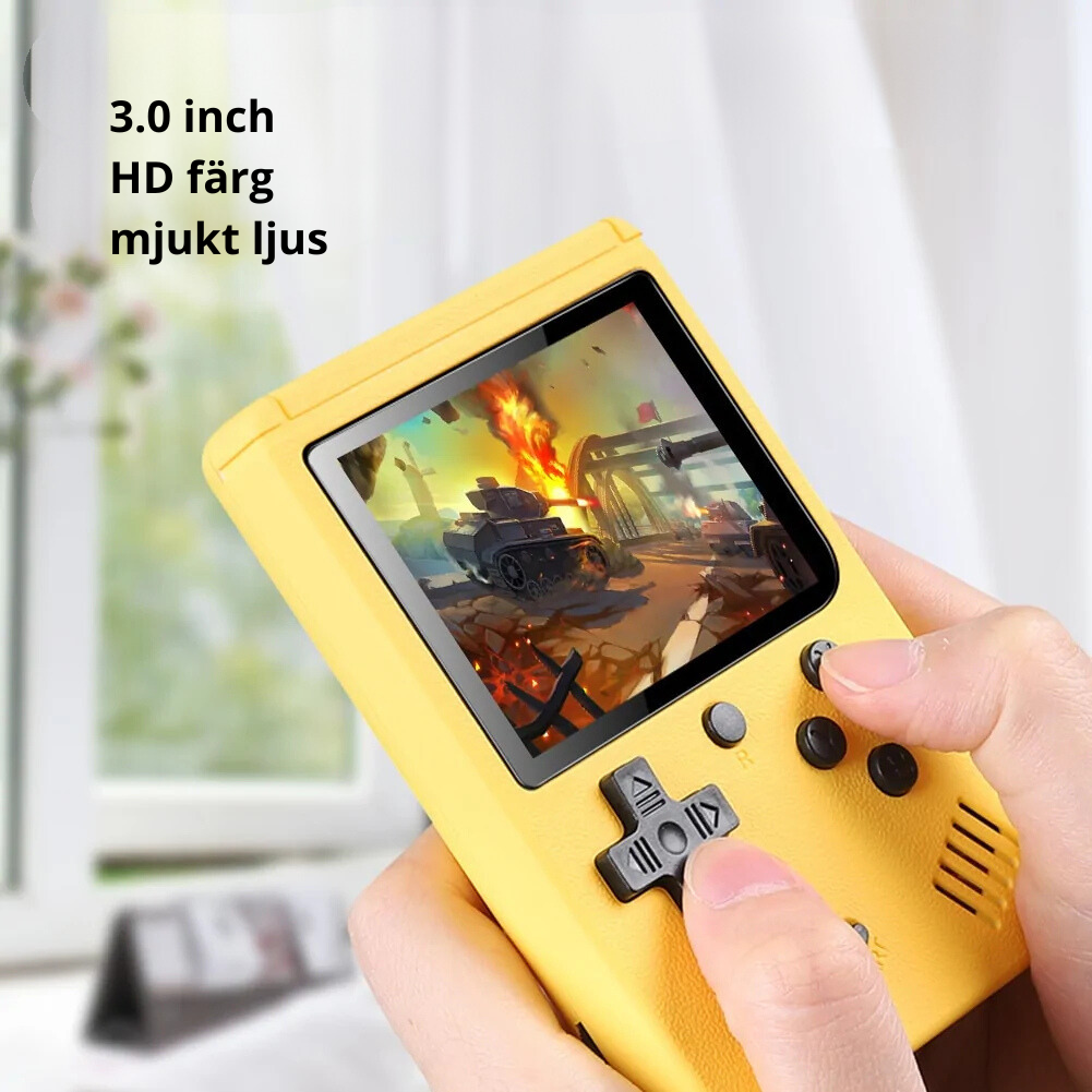 Konsol med 500 retrospel - Tillbaka till spelens guldålder 🕹️