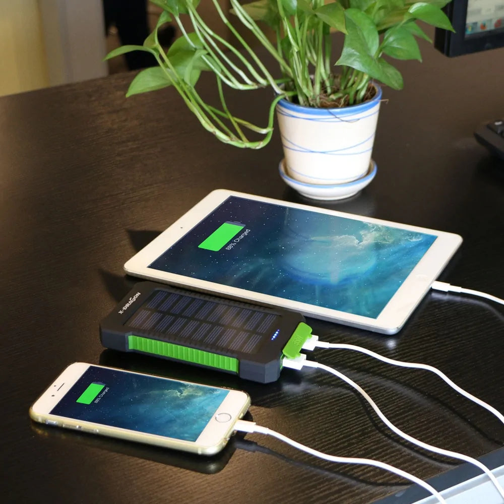 Solcellspowerbank 10 000 mAh