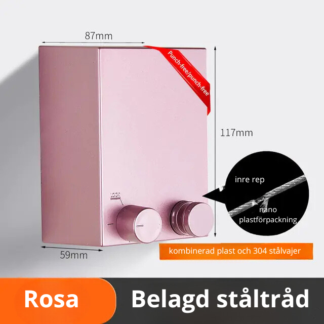 VĂ€gghĂ€ngd torkstĂ€llning âš