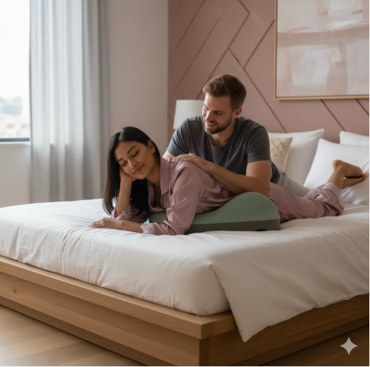 Ergonomisk kudde - för njutning och komfort