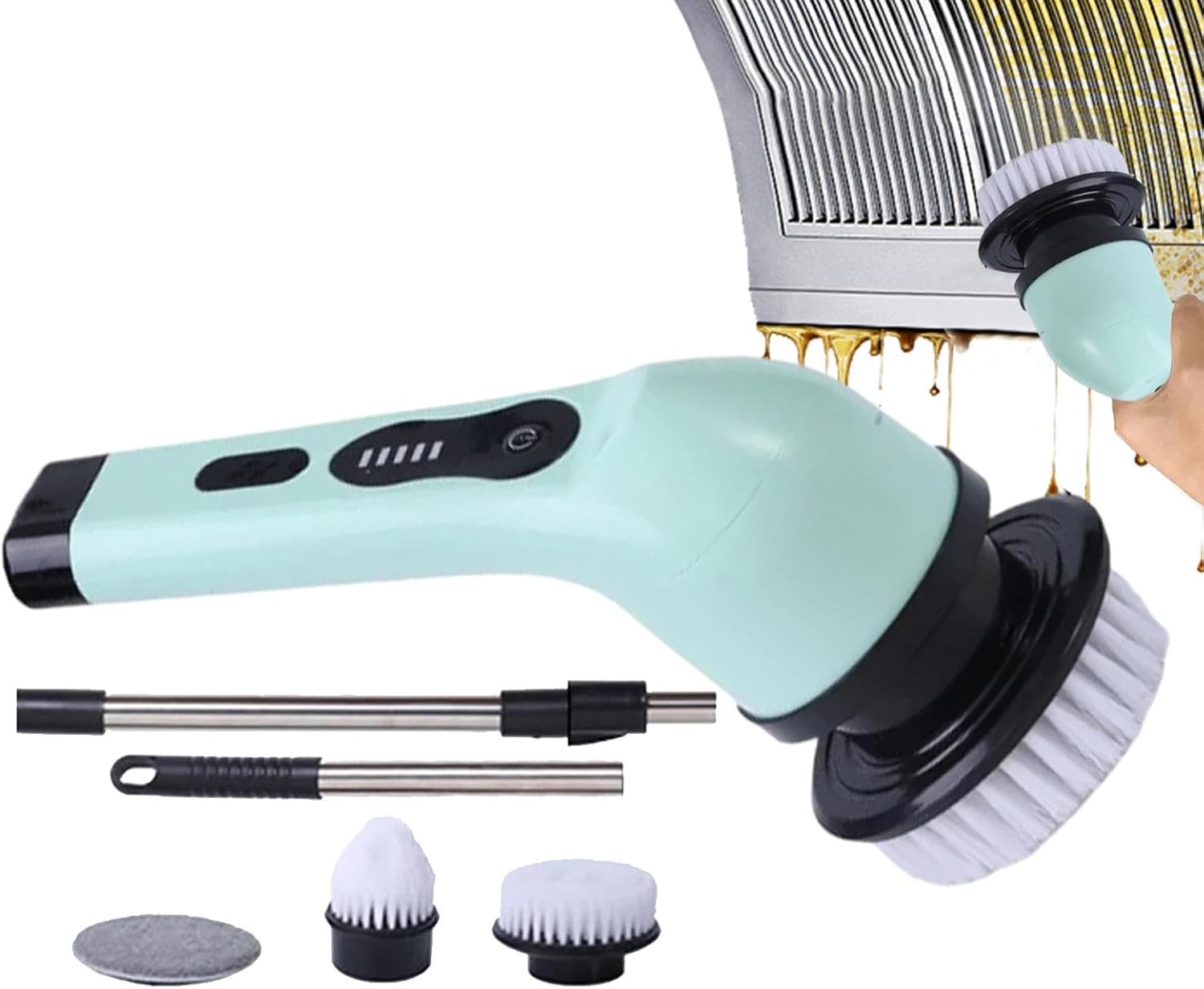 Sladdlös rengöringsborste