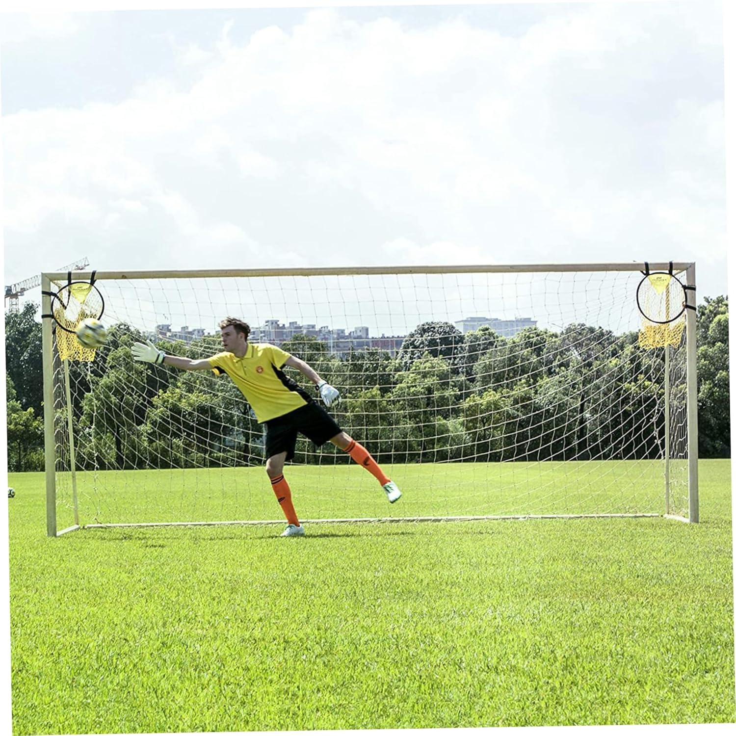 Prickskytte på fotbollsmål 🥅