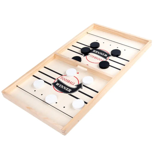 Sling puck - bordshockey i trä🎯