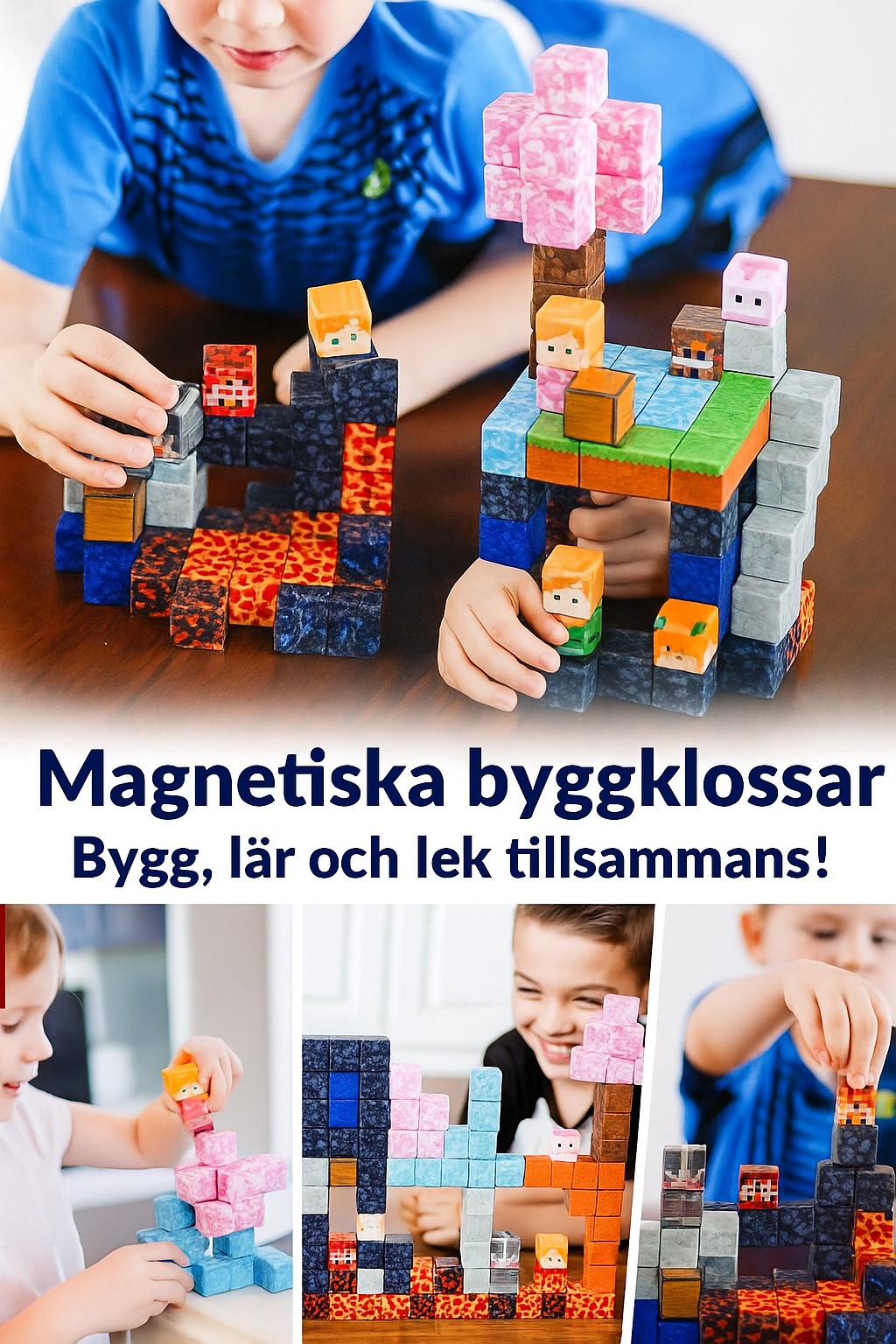 Magnetiska Byggklossar