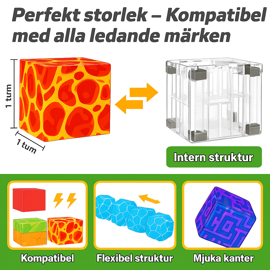 Magnetiska Byggklossar