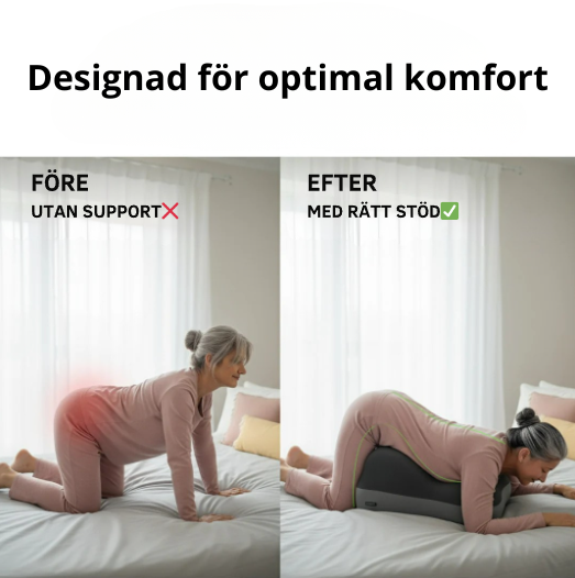 Ergonomisk kudde - för njutning och komfort