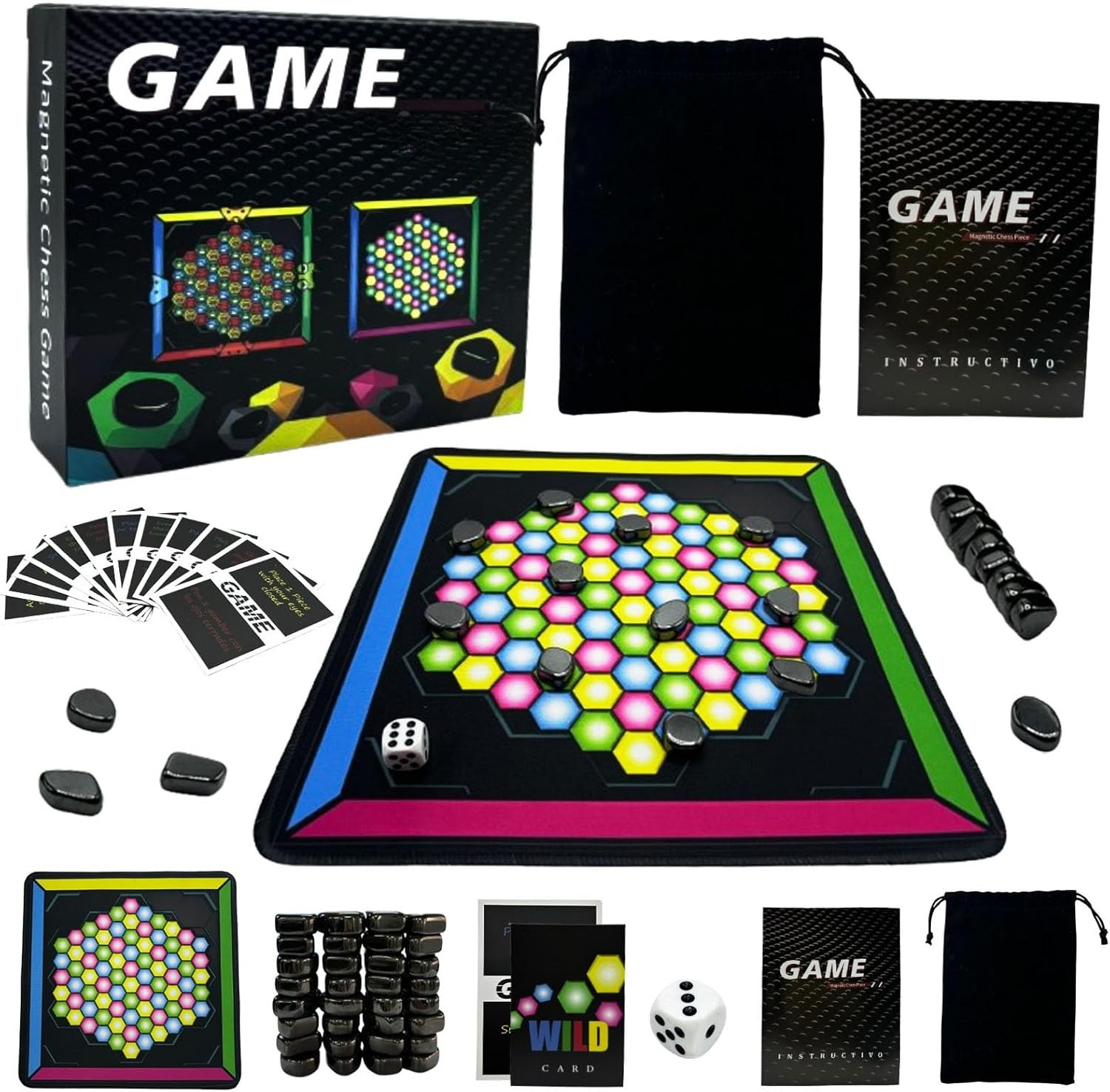 Magnetiskt strategispel 🧩