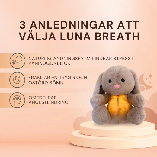 Lugnande Andningskanin med Ljus & Ljud