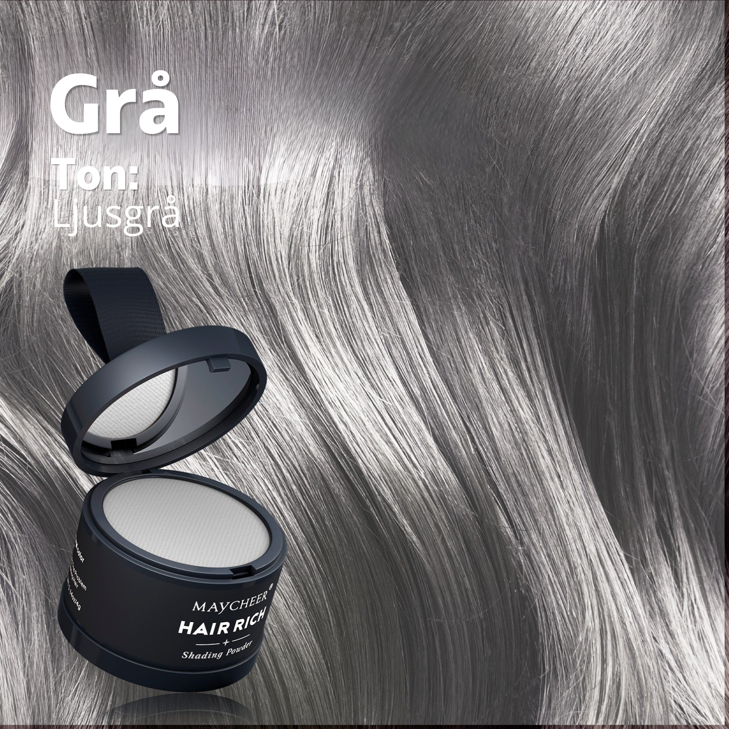 Maycheer Hairline Powder – Naturligt fylligare hår