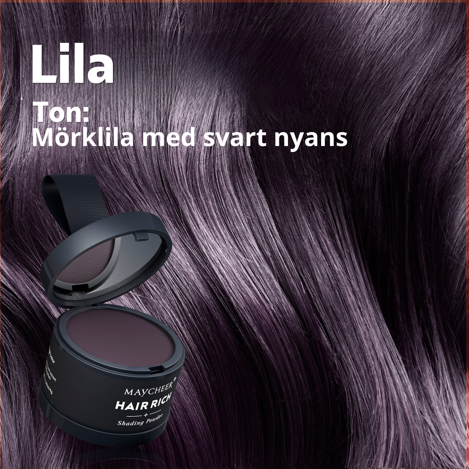 Maycheer Hairline Powder – Naturligt fylligare hår