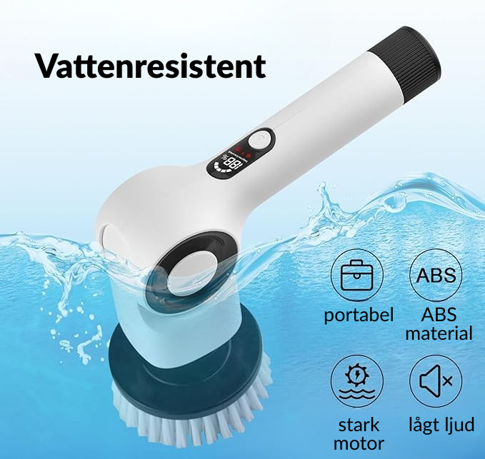 Sladdlös rengöringsborste